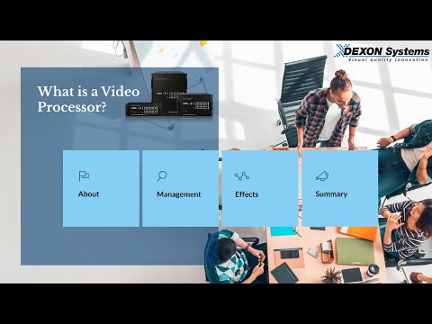 DEXON Systems - What is a video processor? - Training Video