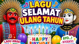 Download lagu 🎉 **Happy Birthday Song 🎂 | Cheerful Kids' Song with Betawi Ondel-Ondel** 🎶 mp3