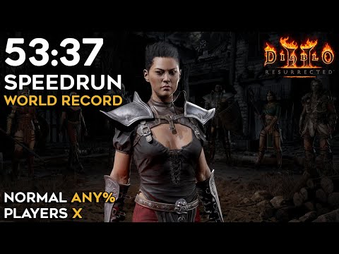 IT JUST KEEPS GETTING FASTER! NEW ASSASSIN WORLD RECORD SPEEDRUN - 53:37 IGT | DIABLO 2 RESURRECTED