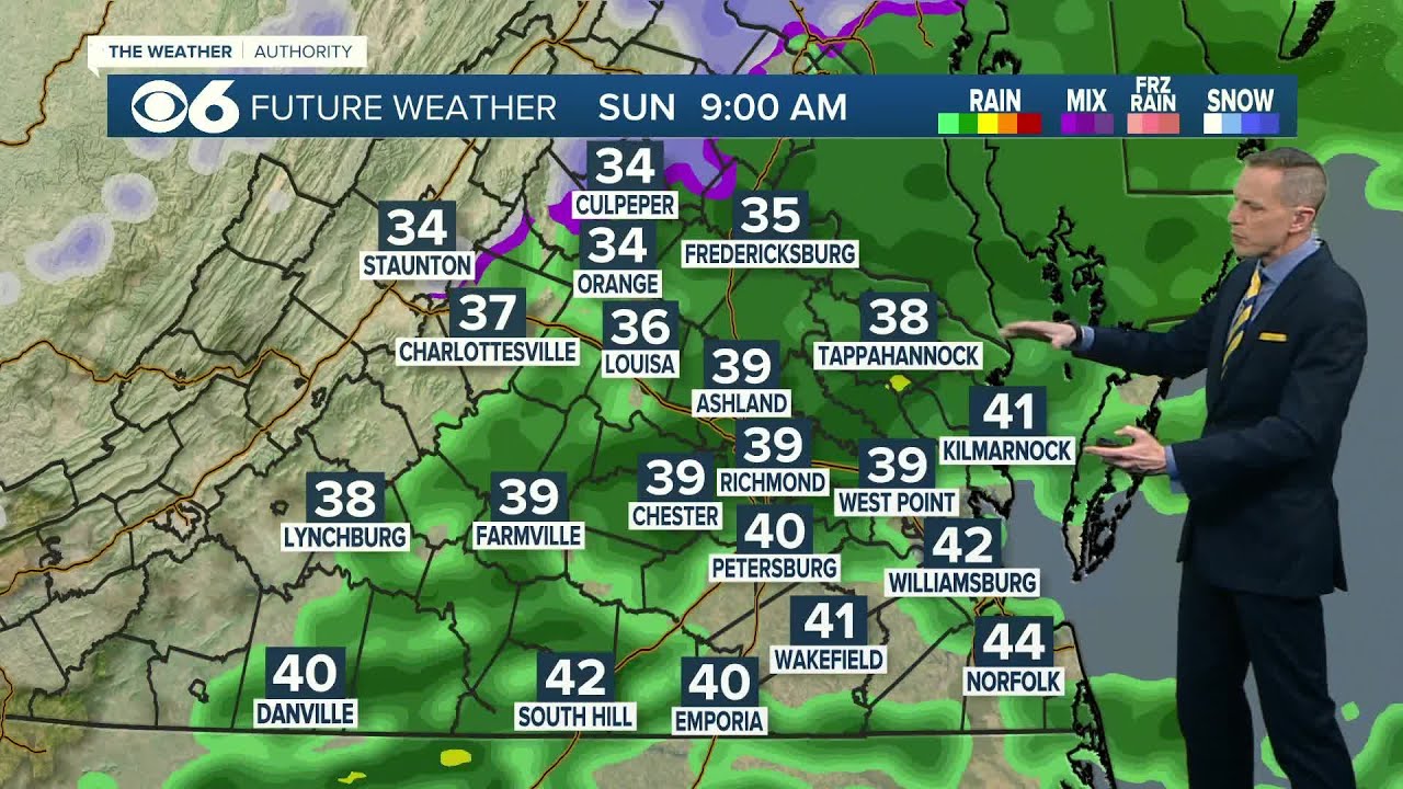 Watching a storm for Sunday
