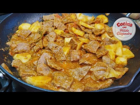 MILANESA CON PAPAS A LA MEXICANA, super rica y fácil de preparar!