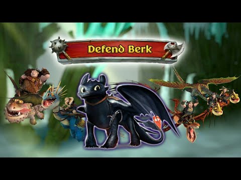 Defend Berk With Toothless, Stormfly, Hookfang, Barf & Belch, and Meatlug | Dragons: Rise of Berk