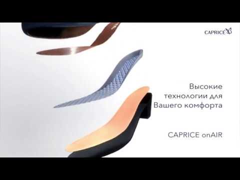 Caprice инновации в стельке для обуви onAIR INSOLE
