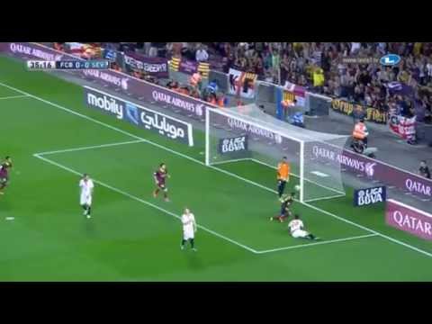 FC Barcelona - Sevilla FC 3-2 Highlights 14.9.2013