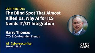 Lightning Talk: Why AI for ICS Needs IT/OT Integration