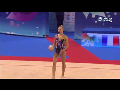 Kseniya Moustafaeva (FRA) Ball Q - European Championships 2021