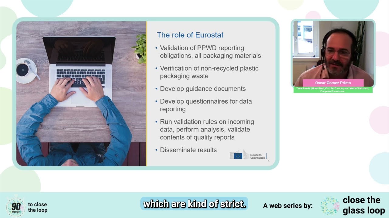 How does Eurostat Calculate Glass Collection for Recycling Rates? | Oscar Gomez, Eurostat