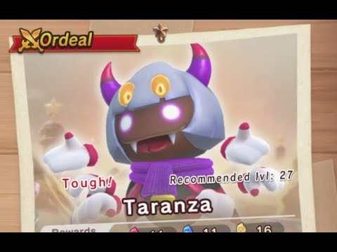 Super Kirby Clash Taranza Fight