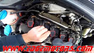 VW 2.5L Jetta Rabbit Golf Passat front oxygen sensor O2 lambda replacement DIY by Edge Motors