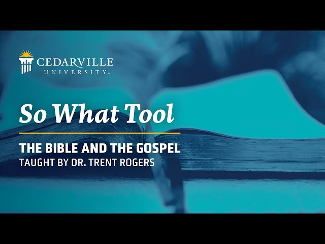 Thumbnail for video titled: Bible and the Gospel | So What Tool
