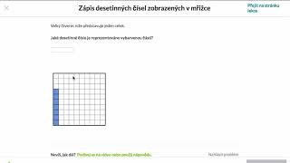 Zápis desetinných čísel zobrazených v mřížce  | Desetinná čísla | Matematika | Khan Academy