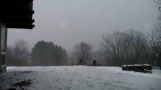 preview picture of video 'Time Lapse Snow Storm in Norway, Maine, USA'