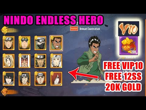 Nindo Endless Hero Gameplay - Free V10 & Free 12 SS Naruto Android