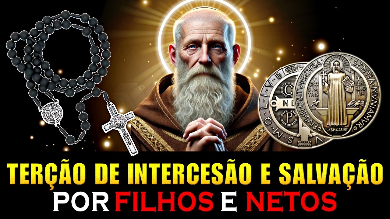 ⭐Santo Terço de São Bento A Chave para a CURA E SALVAÇÃO Espiritual!