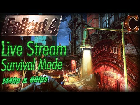 Fallout 4 Live Stream Survival Mode, 1440p 60fps Part 57: Cambridge Polymer Labs & Fallout 76