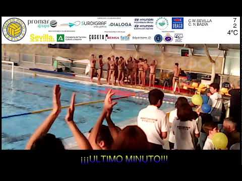 9ª JORNADA 1ª NACIONAL MASC  C.W. SEVILLA - C.N. BADÍA