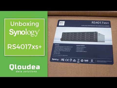 Unboxing Synology RS4017xs+ - Servidor NAS empresarial con 16 bahías