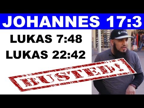 JESUS vs CHRISTIN - TEIL 1 - Johannes 17:3 - Lukas 7:48 - Lukas 22:42 - Fitrah Dawah widerlegt