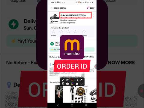 Meesho Order ID Check Kaise Karen | How to Find Order ID in Meesho App 2026 | Meesho Order Details