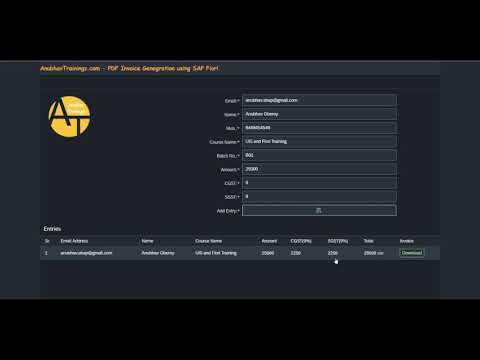 SAP UI5 and Fiori LIVE Training demo | 4th April 2022 7 AM IST | NEW LIVE Batch with Latest topics
