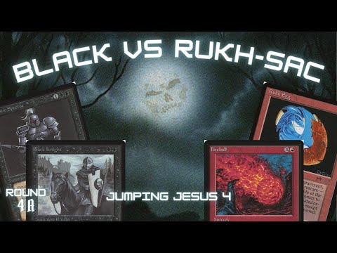 Mtg Old School: Rukh-Sac VS Black ( Jumping Jesus, Round 4 B )