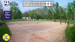 Caston Varsity Softball vs Winamac