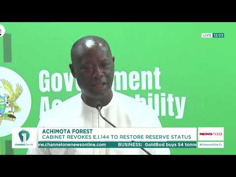 Cabinet Revokes E.I. 144 to Fully Restore Achimota Forest Reserve | News Feed