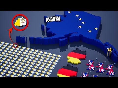 US States vs European Countries: Size Comparison You Won’t Believe! Pt. 1