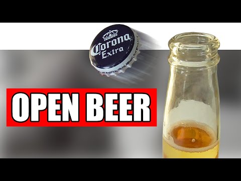 Easiest Way How to Open a Beer Bottle without a Bottle Opener