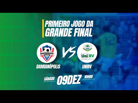 DAMIANÓPOLIS   X RIO VERDE  -   GRANDE FINAL 1º JOGO -  CAMPEONATO GOIANO DE FUTSAL -