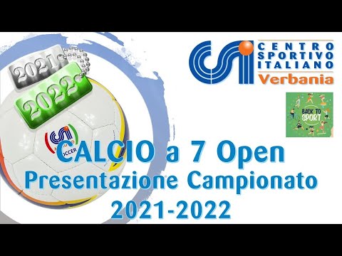 Calcio a 7 Open - Presentazione Campionato 2021-2022