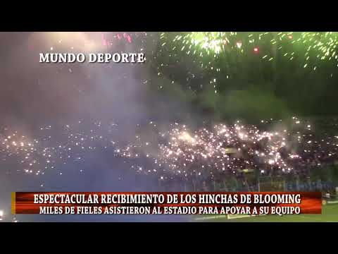 "Recibimiento Clasico Blooming 3 vs Oriente 1" Barra: Los Chiflados &bull; Club: Blooming