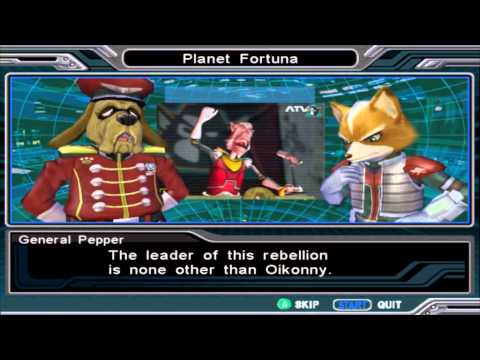 Star Fox Assault Gold Level Playthrough: Part 1 - Intro
