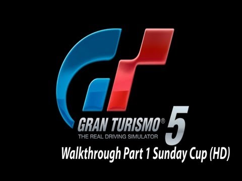 Gran Turismo 5 Walkthrough Part 1 Sunday Cup (HD)