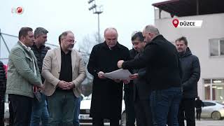 Düzcespor Altyapı Konaklama Tesisinin Yapımına Başladı