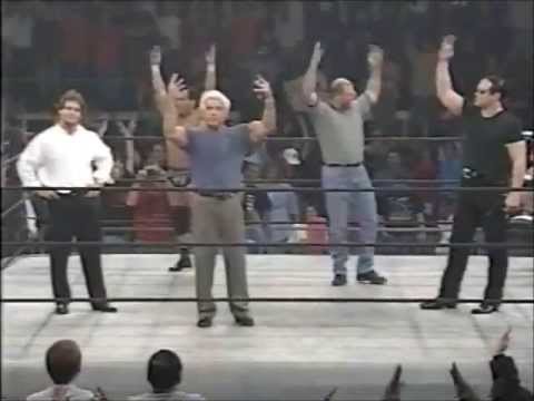 WCW Thunder 10-15-98 Flair runs WCW