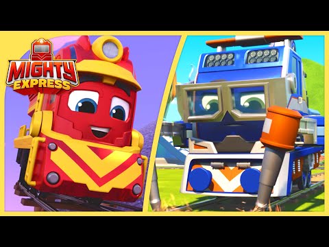 Nate and Milo Stay on Track 🛤| Mighty Express Minis | Cartoons for Kids