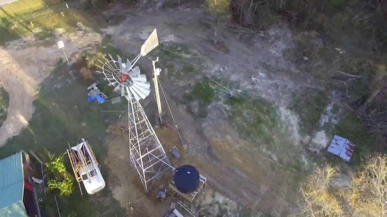 Aermotor windmill flight with DJI