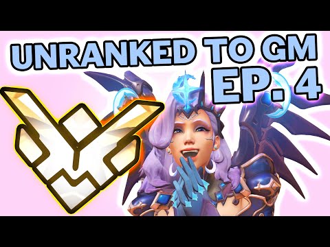 WE HIT MASTERS! - UNRANKED TO GM: MERCY ONLY - EPISODE 4 (EDUCATIONAL)