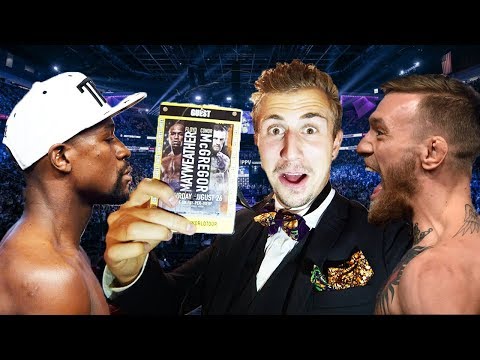 (BANNED FROM ARENA!) SNEAKING INTO THE MAYWEATHER MCGREGOR FIGHT