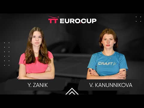 15:55 Yulianna Zanik - Vasylysa Kanunnikova 28.08.2025 TT Euro.Cup Women Ukraine Star.TABLE 3