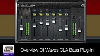 Video thumbnail for Overview Of Waves CLA Bass Plug-in by Production Expert