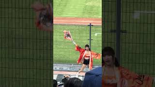 【Unigirls】#瑟七 @台南棒球場 20241009 #台湾チア #cheerdance #unigirls