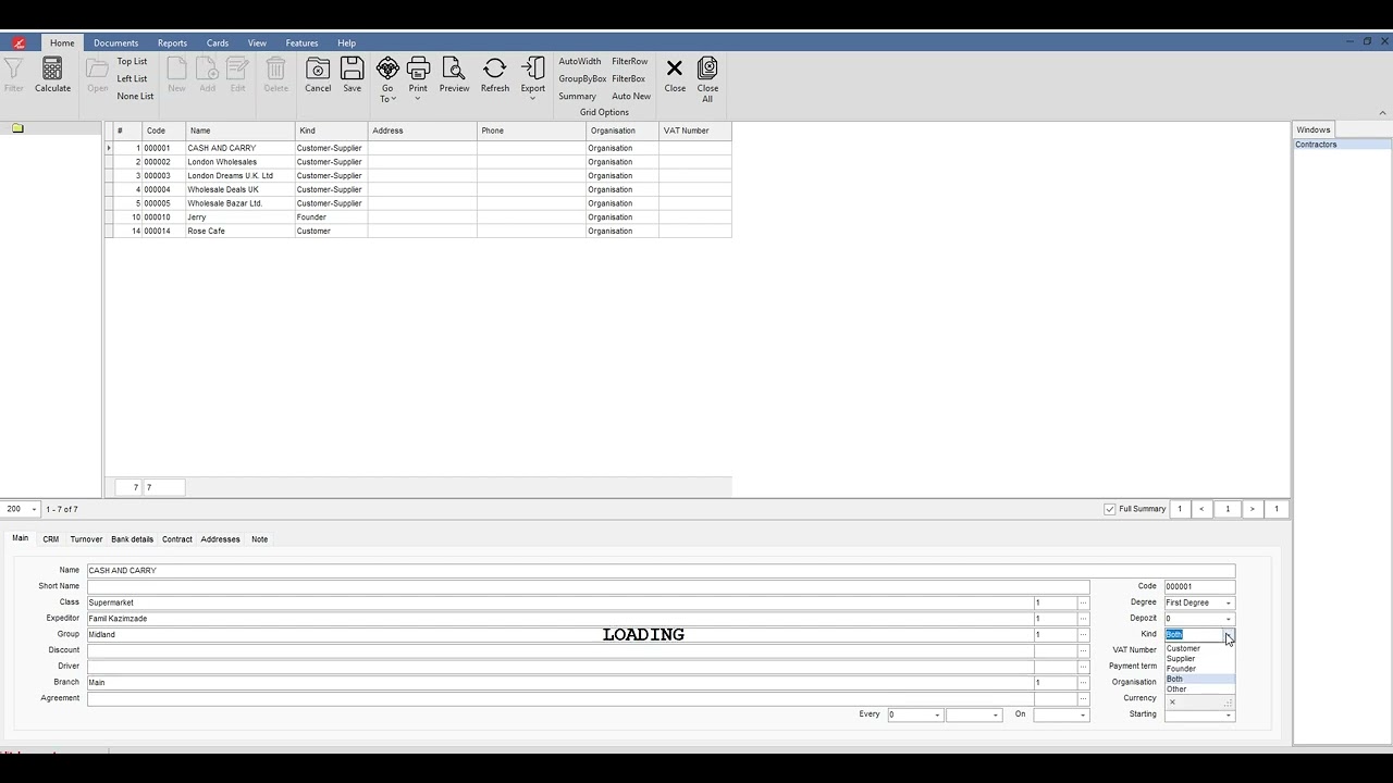 Logix ERP Tutorial: Contractors Section Explained