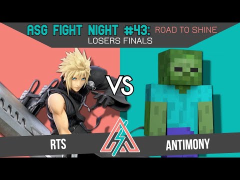 ASG 43: Road to Shine LOSERS FINALS - RTS (Cloud) vs Antimony (Steve)