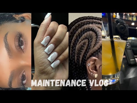 Maintenance Vlog| Nails, Lashes, Hair, Date etc...