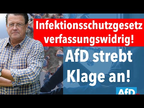 Pressekonferenz: Infektionsschutzgesetz verfassungswidrig! AfD strebt Klage an!