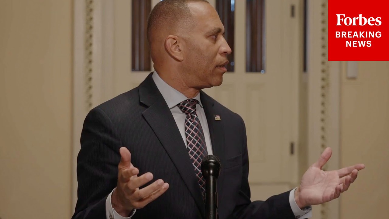 Video: Jeffries criticizes Trump Iran war costs, Senate resolution, and House appropriations at NY primaries event