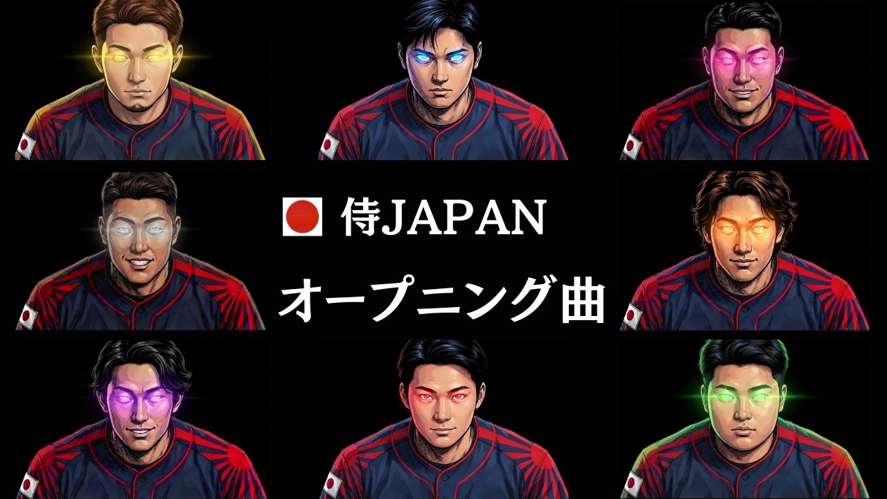 WBC侍ジャパンオープニング曲｜2026 ワールドベースボールクラシック｜日本代表｜応援歌歌詞付き｜Netflix｜大会応援ソング｜スペシャルムービー