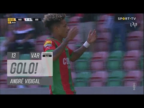 Goal | Golo André Vidigal: Marítimo (1)-0 FC Arouca (Liga 22/23 #10)